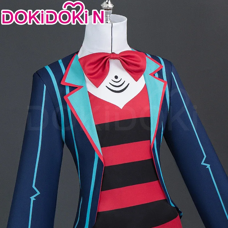 

Аниме 【XS-3XL】DokiDoki-N Vees Косплей Шляпа Демон Мужской Костюм Vox Plus Sizea;2'k,8;c'