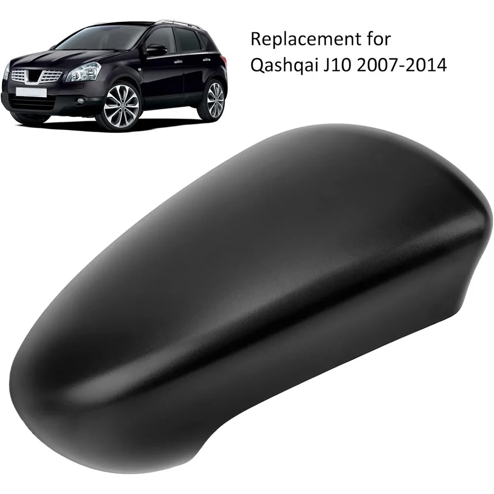 Door Wing Mirror Cover Left Side Compatible For Qashqai X-Trail J10 2007-2014 Automobile Rear View Mirror Housing Covering Cap