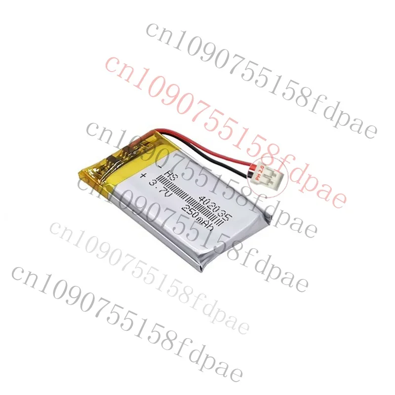 OK 5/10pcs 3.7V 402035 LiPo Polymer 250mAh Rechargeable Battery For Video Pen PH2.0