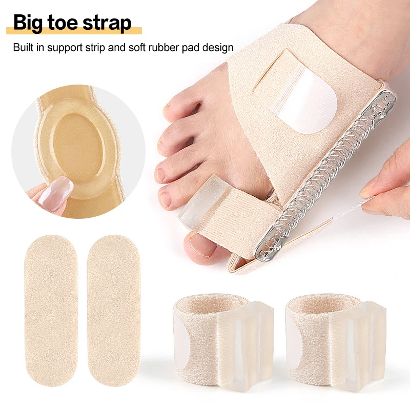 Bunion Corrector Grote Teen Separator Met Verstelbare Riem Teen Orthopedisch Gereedschap Ademende Hallux Valgus Brace Voor Voetverzorging