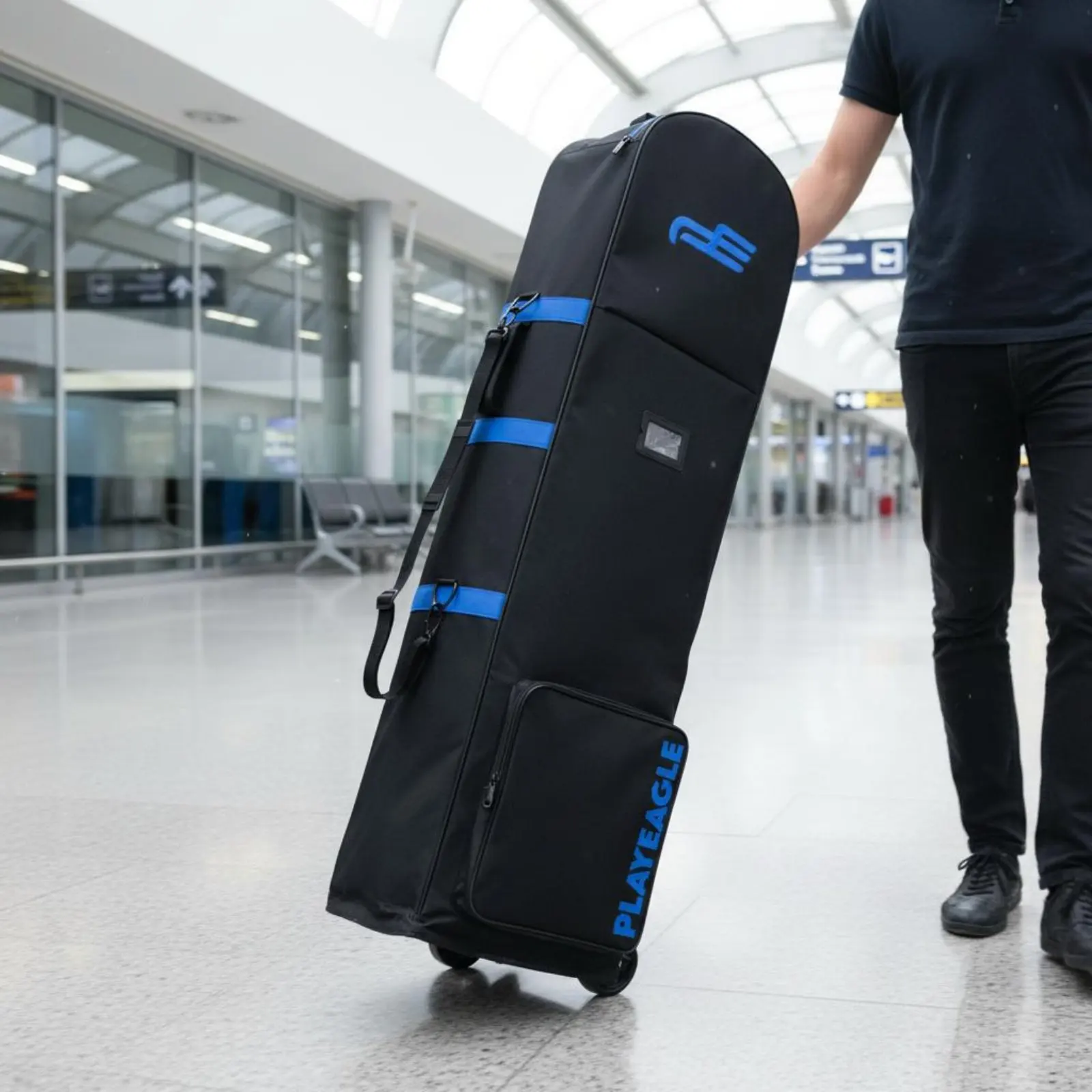 

Foldable Golf Airline Bag Lightweight Golf Airplane Travel Cover Heavy Duty Water Resistant for Golfers