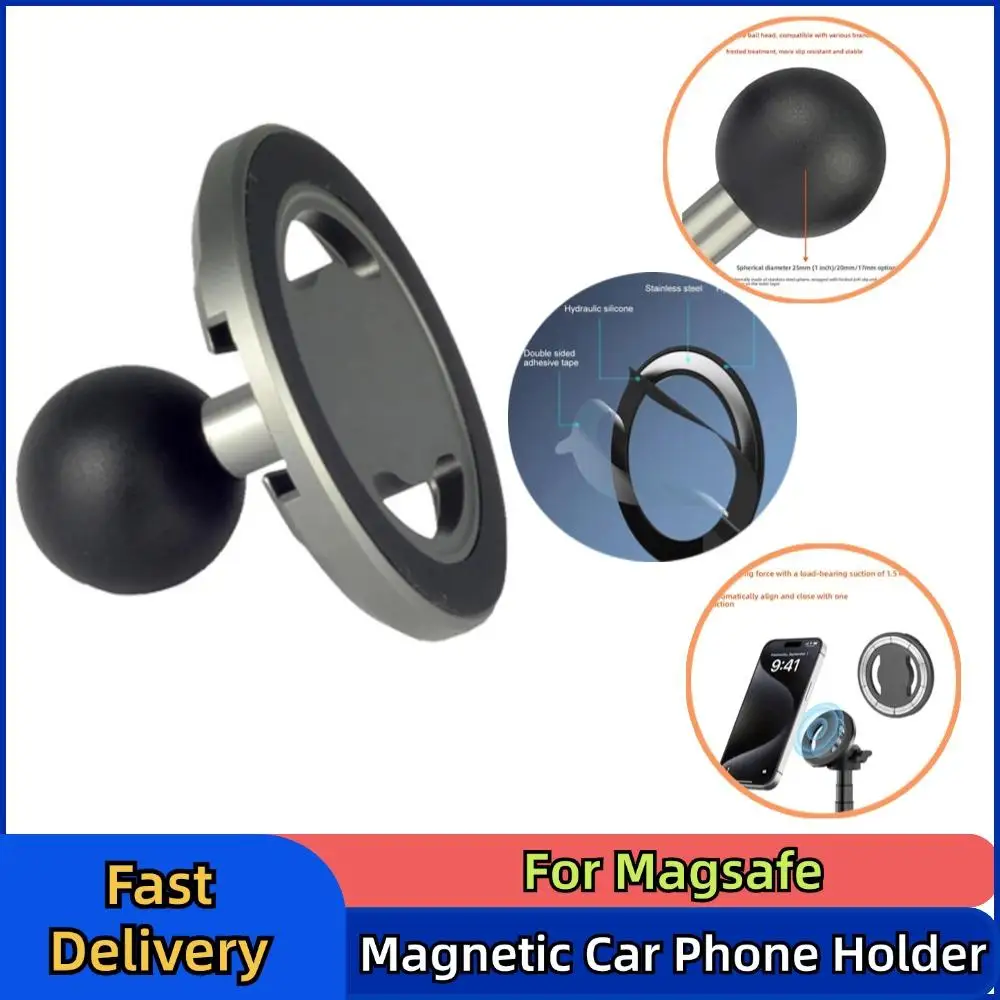 Car Phone Holder For Magsafe Magnetic Phone Car Mount Air Vent ball head Multi-angle Adjustment Holder For iPhone 16