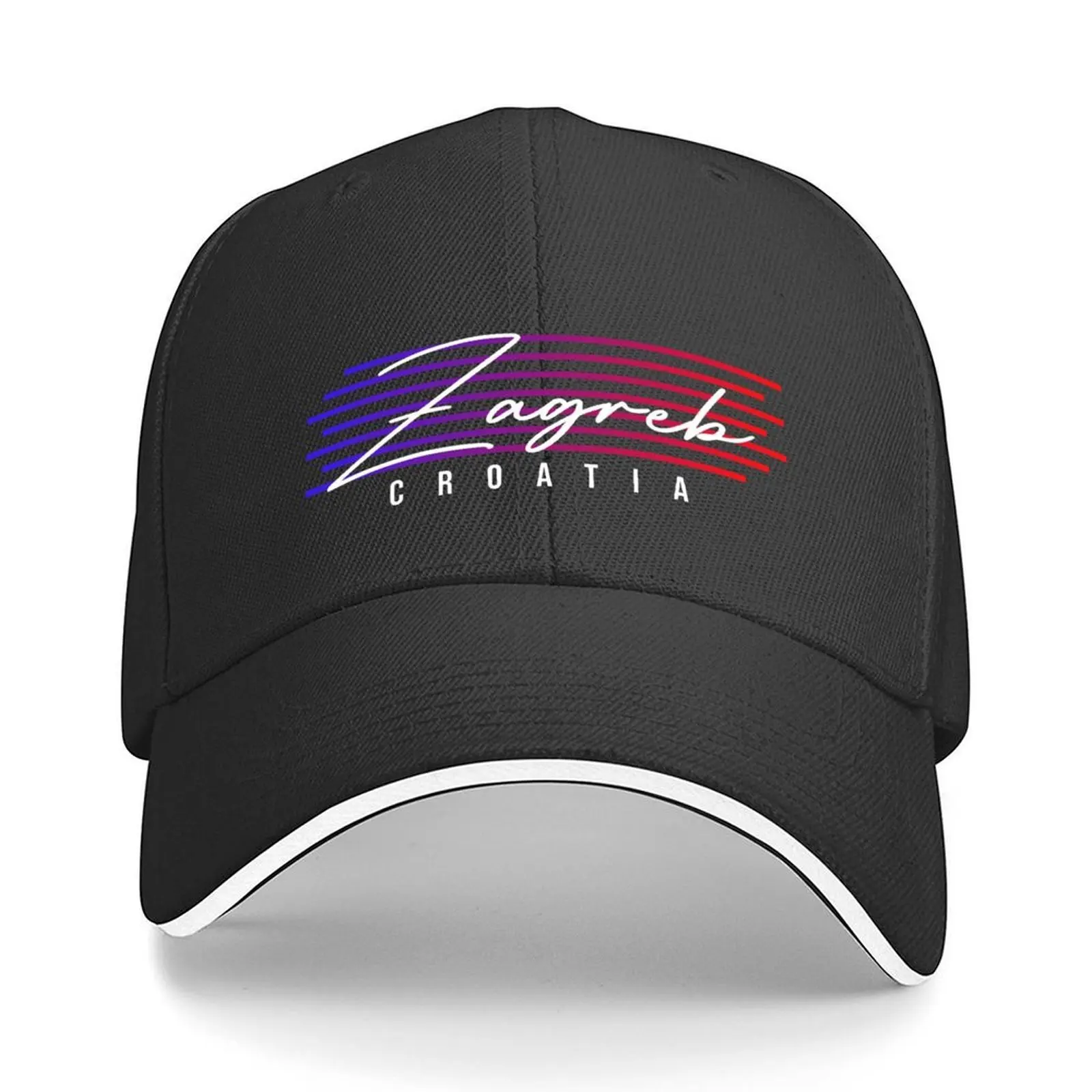 

Zagreb Croatia Souvenir Gift Baseball Cap Beach fishing hat Hat Man Luxury Golf Cap Women Beach Fashion Men's