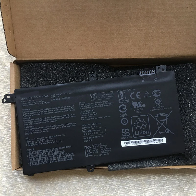 Imagem -06 - Bateria do Portátil para Asus Vivobook B31n1732 S430ua S430ufn X430fa X430un X430ua X571gd A571gt F571gt Rx571gt Rx571lh Vx60g