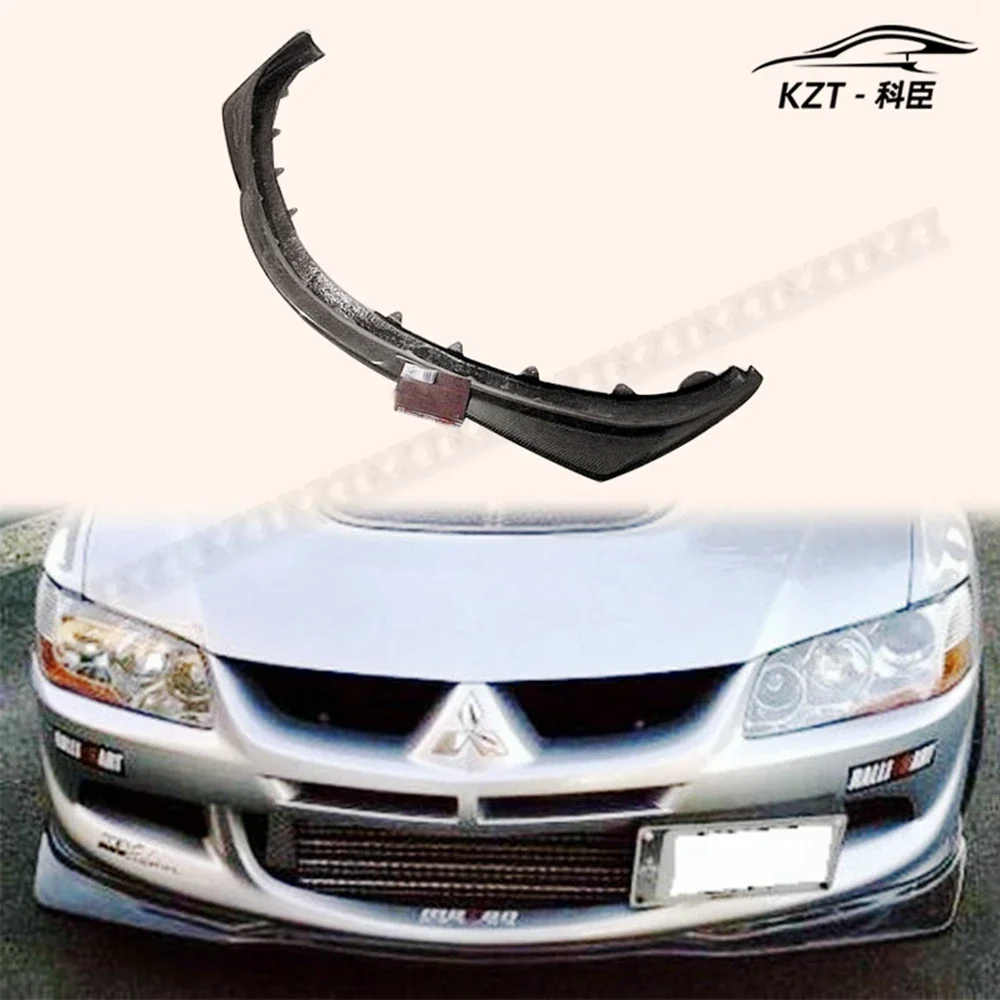 For Mitsubishi Evolution 8 Vrs Style Front Lip Carbon Fiber