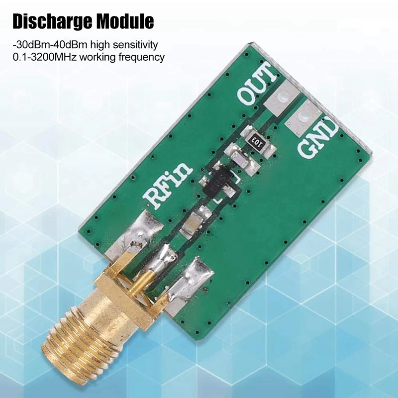 Detektor amplop RF, deteksi modulasi AM, deteksi sinyal pelepasan tersedia rentang 0.1-3200M