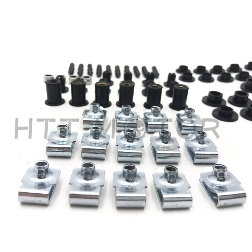 

Complete Fairing Bolt Kit Screws Bolts Fastener for Suzuki GSXR1000 GSXR600/750 2001-2008 HAYABUSA 08-15 Accessories