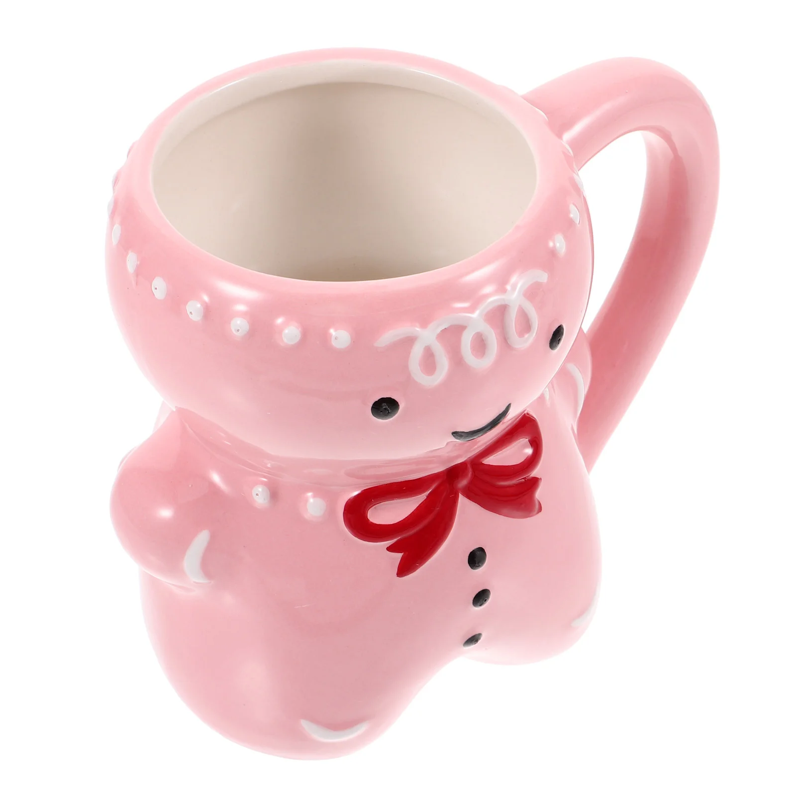 

Ceramic Mug Milk Cup Christmas Water Coffee Drinking Mugs Gingerbread Man Ceramics