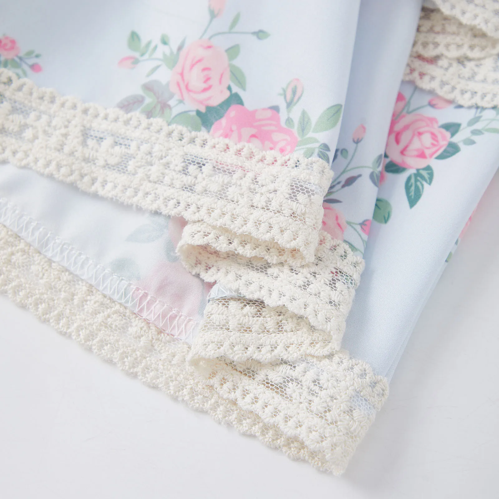 

Women Summer Mini Skirts Casual Floral Print Lace Trim Layered Ruffle Skirt for Beach Vacation Club Streetwear