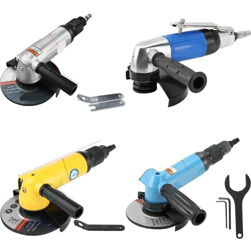 

5-дюймовая пневматическая угловая шлифовальная машина с высоким крутящим моментом — ручная шлифовально-полировальная машина для тяжелых условий эксплуатации