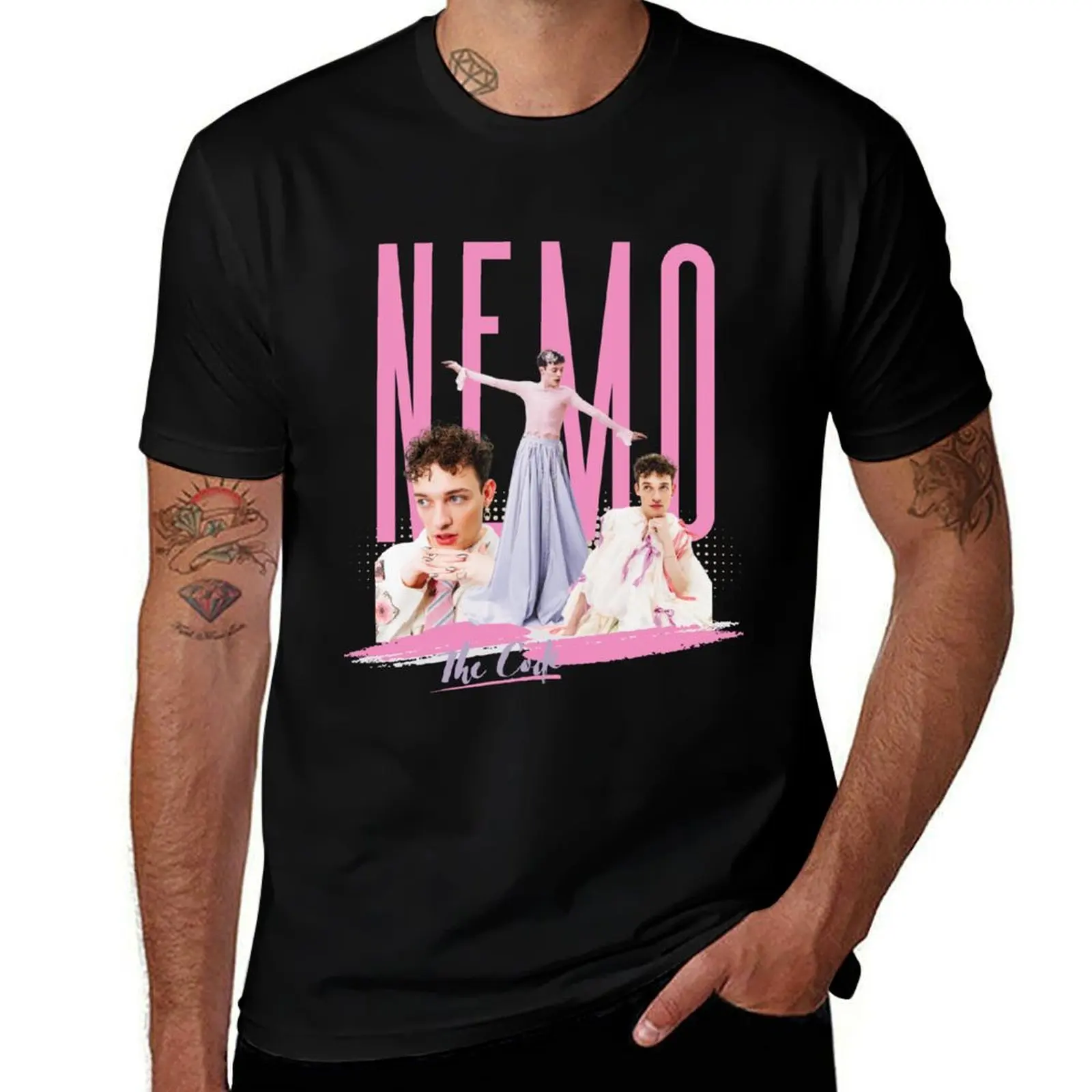 

Nemo Eurovision Switzerland 2024 T-Shirt Plus Size Short Sleeve T-Shirt
