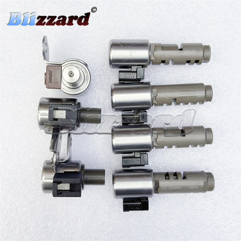 7Pcs U150 U151 U151E U250E Transmission Solenoid Valve For 2002-2014 Toyota Alphard Camry RAV4