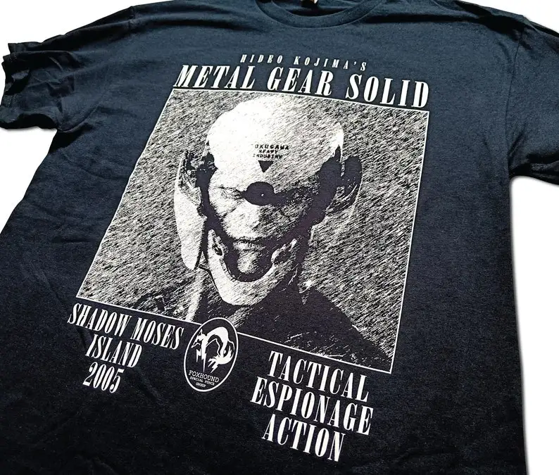 Hideo Kojima's Metal Gear Solid Gray Fox T Shirt