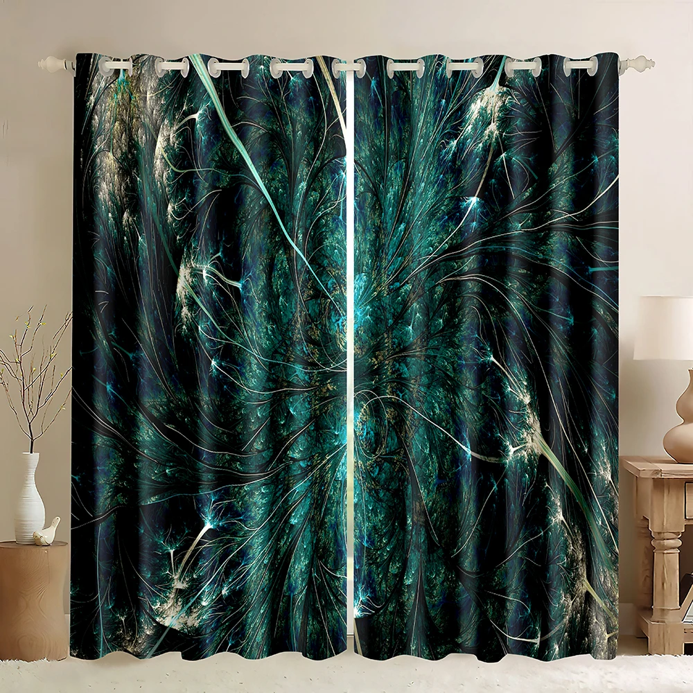 

Marble Print Window Curtains,Abstract Modern Window DrapesStone Texture,Fluid Art Window Curtains Elegant Art Blackout Curtains