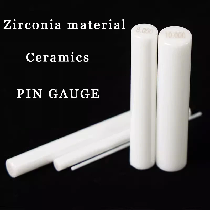 Precision Zirconia material Pin Gauge 7-8mm 8-9 9-10mm step 0.01mm Smooth Plug Gauge Hole Gauge set pin Measuring Tool