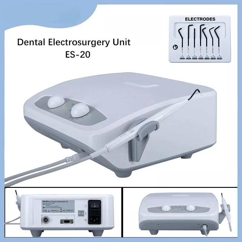 VVDental Electro Surgery Unit ES-20 High Frequency Electricity Knife Electrosurgery Scalpel with 7 Electrodes Dental Equipment