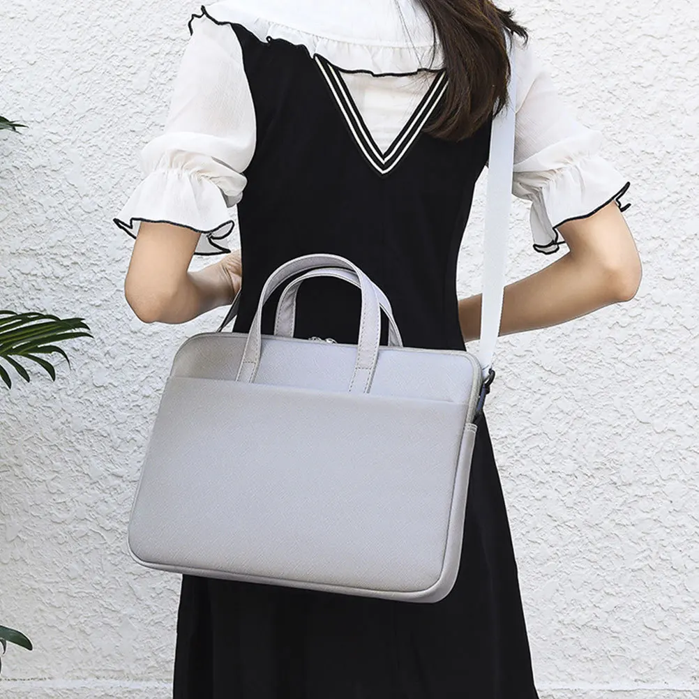 

Tablet Computer Bag Waterproof Laptop Sleeve Shockproof Portable Notebook Carrying Pouch For Office Outdoor Business Use