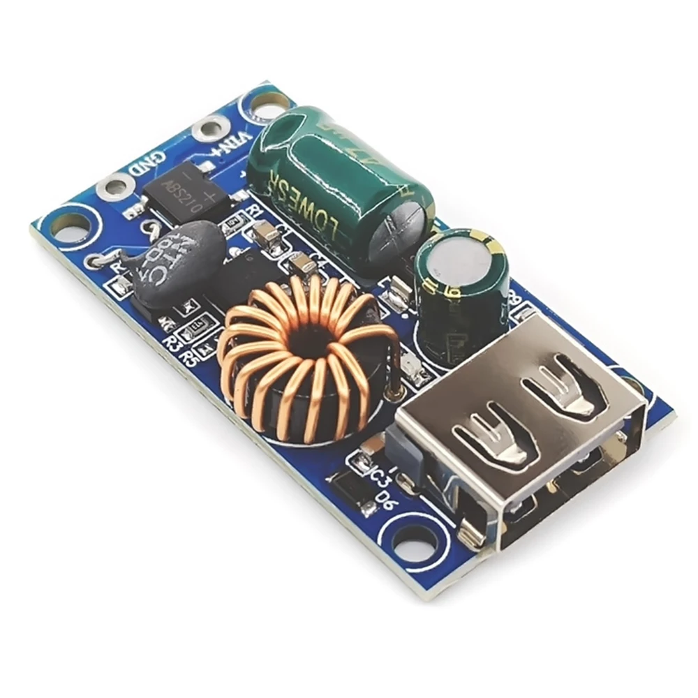 DC-DC Step-Down Power Module DC 9-85V to DC 5V 12V Buck Converter Module USB Type-C Mobile Phone Charge Adapter