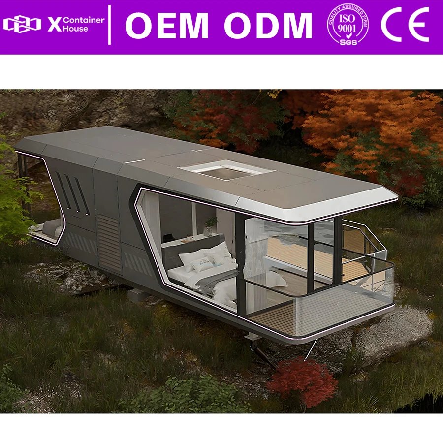 Tiny Home Prefabricated Portable House Modular Home Steel Structure Modular Houses Housing Factory Prefabrication Waterproof