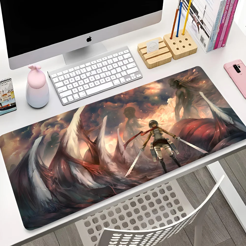 

1pc HOT A-Attack O-On T-Titan Mousepad Mouse Mat Desk Mat With Pad Gaming Accessories Prime Gaming XXL Keyboard Pad Padding Mat