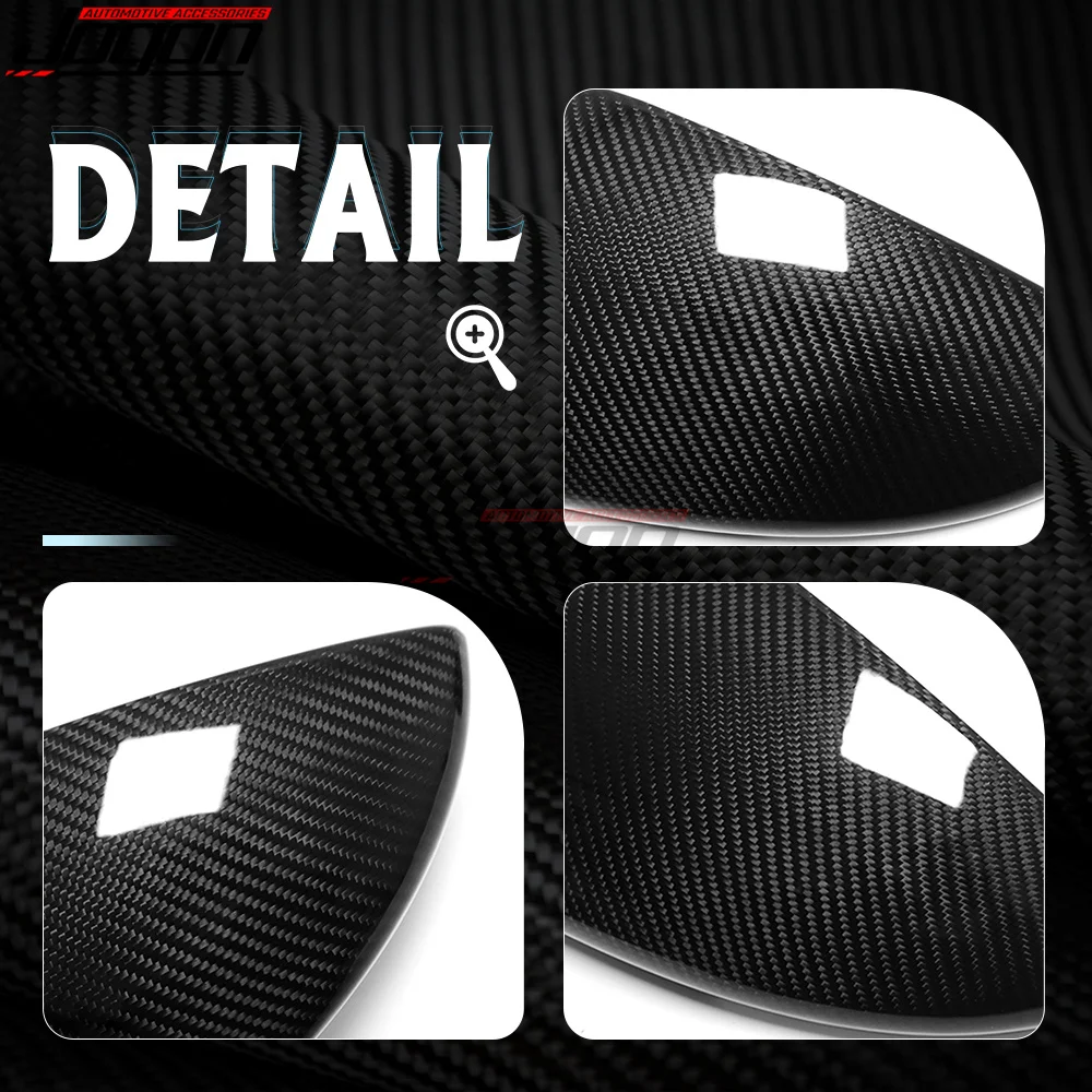 Carbon Fiber Exterior Shell For Lotus Emira Coupe Convertible GT4 2022 2023 2024 Car Side Wing Rearview Mirror Cover Accessories