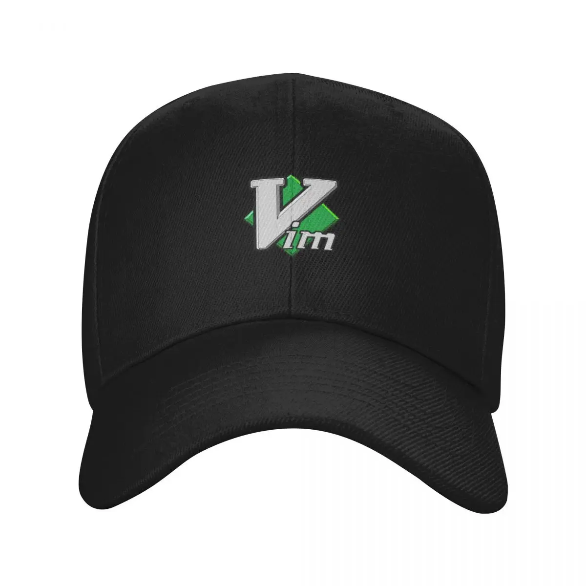 Vim Official Logo (Black background) Classic T-Shirt Baseball Cap Designer Hat fishing hat Snap Back Hat Men Hats Women's