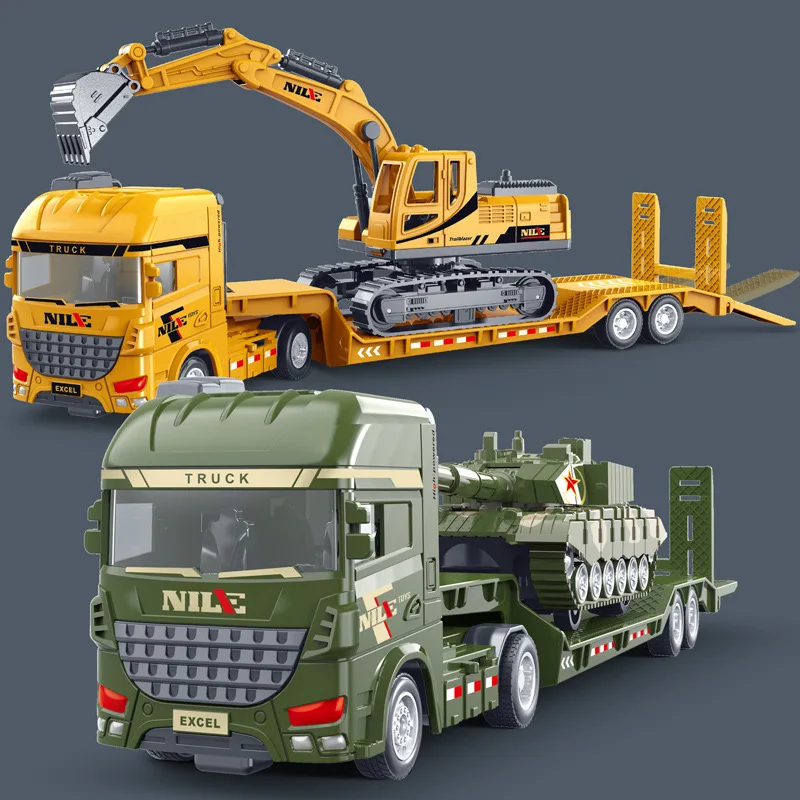 

Несущий контейнер, инженерный набор, автомобиль, экскаватор, модель транспортного грузовика, инерционная машина, игрушки, развивающие игрушки, подарки для детей