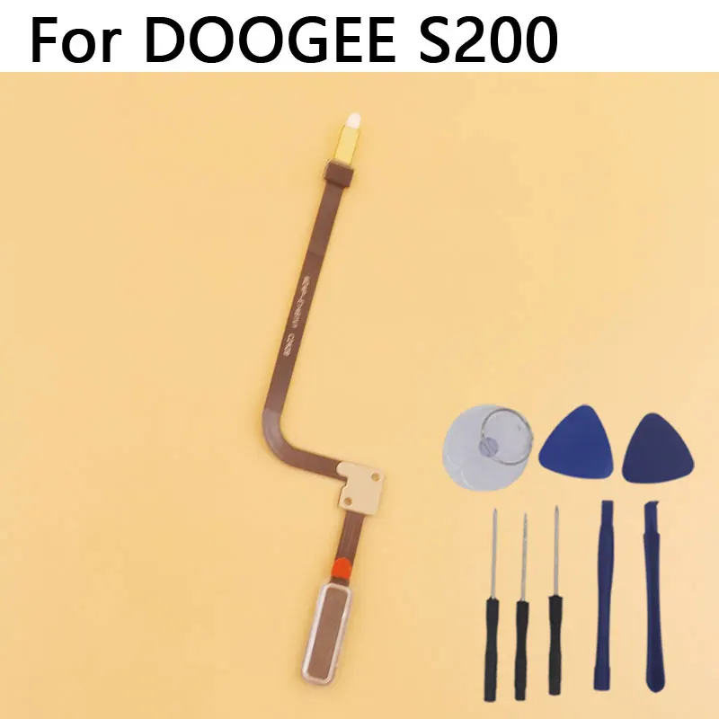 

Новый оригинальный DOOGEE S200, кнопка датчика отпечатков пальцев, гибкий кабель FPC, аксессуары для ремонта смартфона DOOGEE S200