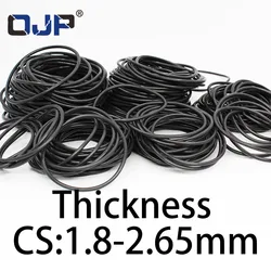 O-ring Thickness 1.8/2.65mm CS Fluororubber FKM Sealing Temperature Resistant Gasket Rubber Ring Complete In Specifications