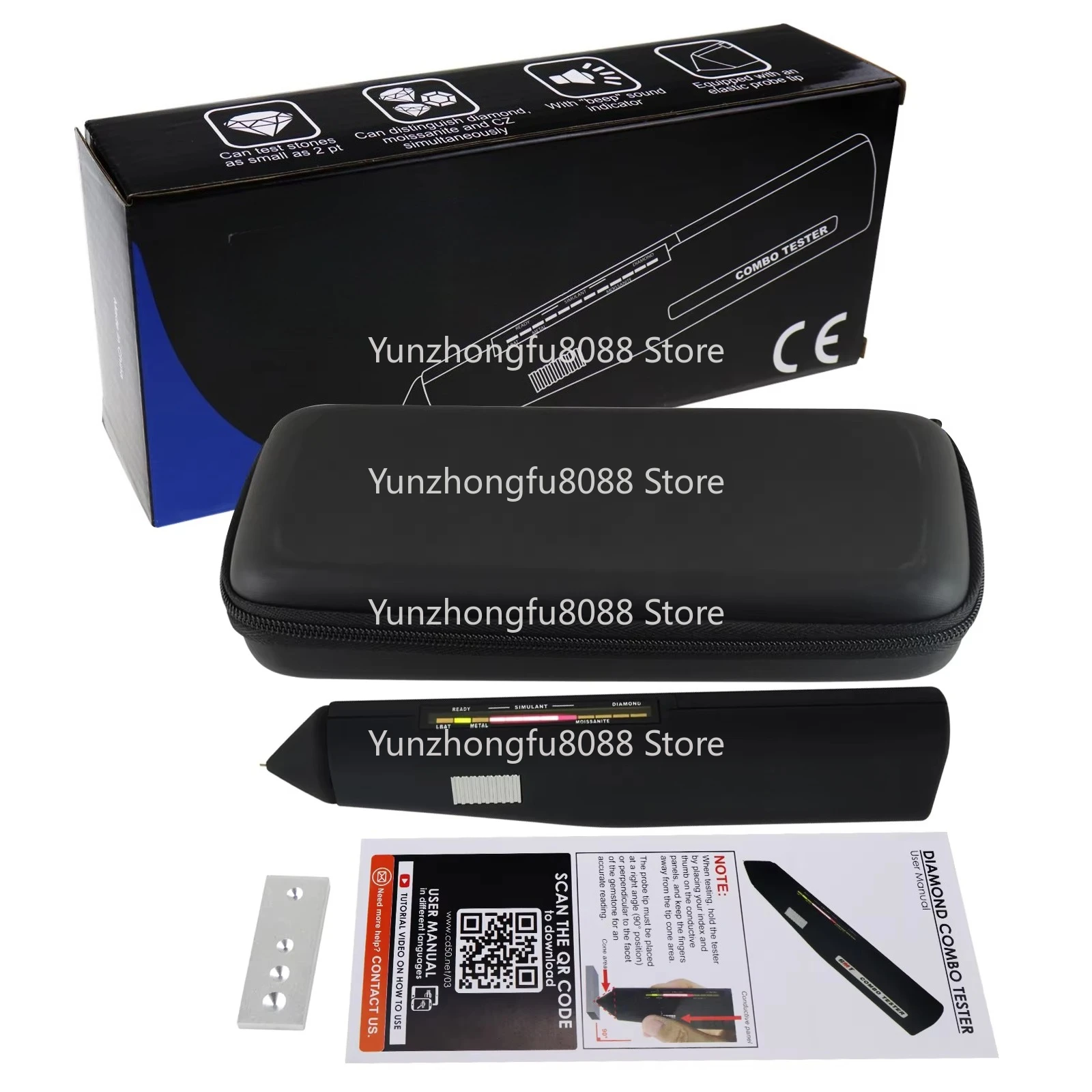 High-grade diamond silica tester /2pt gemstone combination gemstone test gemstone jewelry tool equipment
