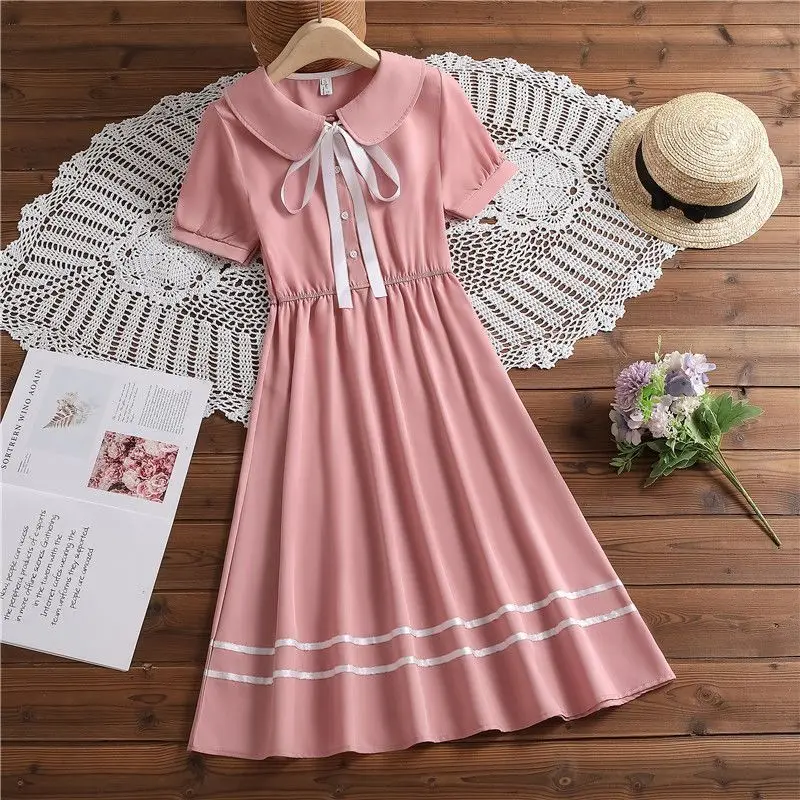 

New Summer Kids Girls Dress Baby Temperament Princess Dress Cute Sweet Children's Dress Flower Girl Dresses 7-13Y
