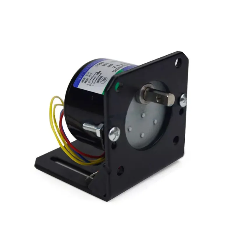 AC220V/110V with Bracket Set 50KTYZ Synchronous Motor Slow Speed Reducer Motor CW/CCW Gear Motor Low Noise for Barbecue Motor