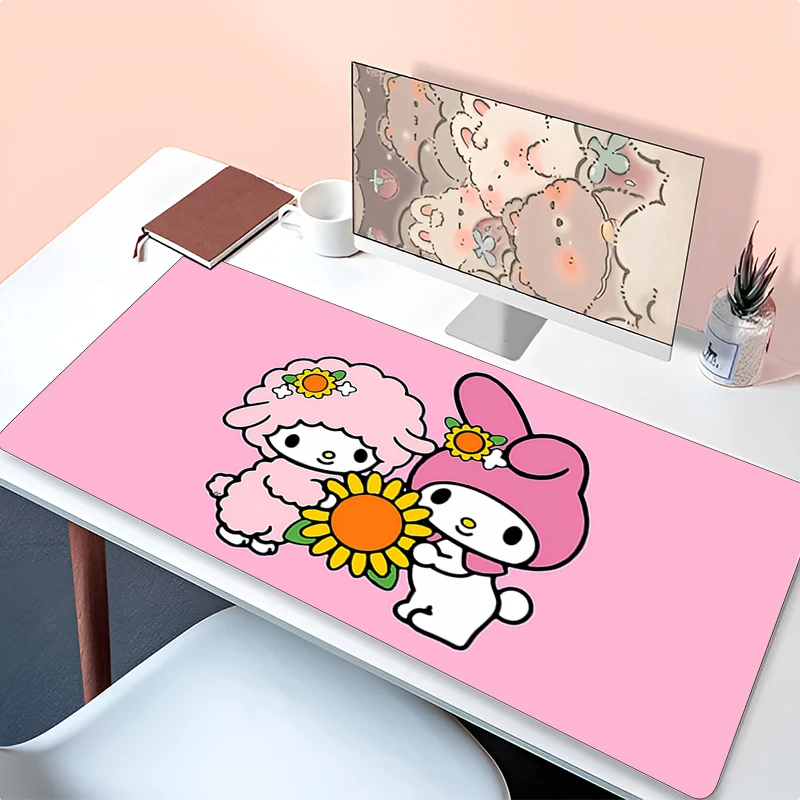 

Cartoon Mouse Pad M-my M-melody Gaming Accessories Gabinete Gamer PC Computer Desk Mat Large 900x400 Keyboard Tablet Mousepad