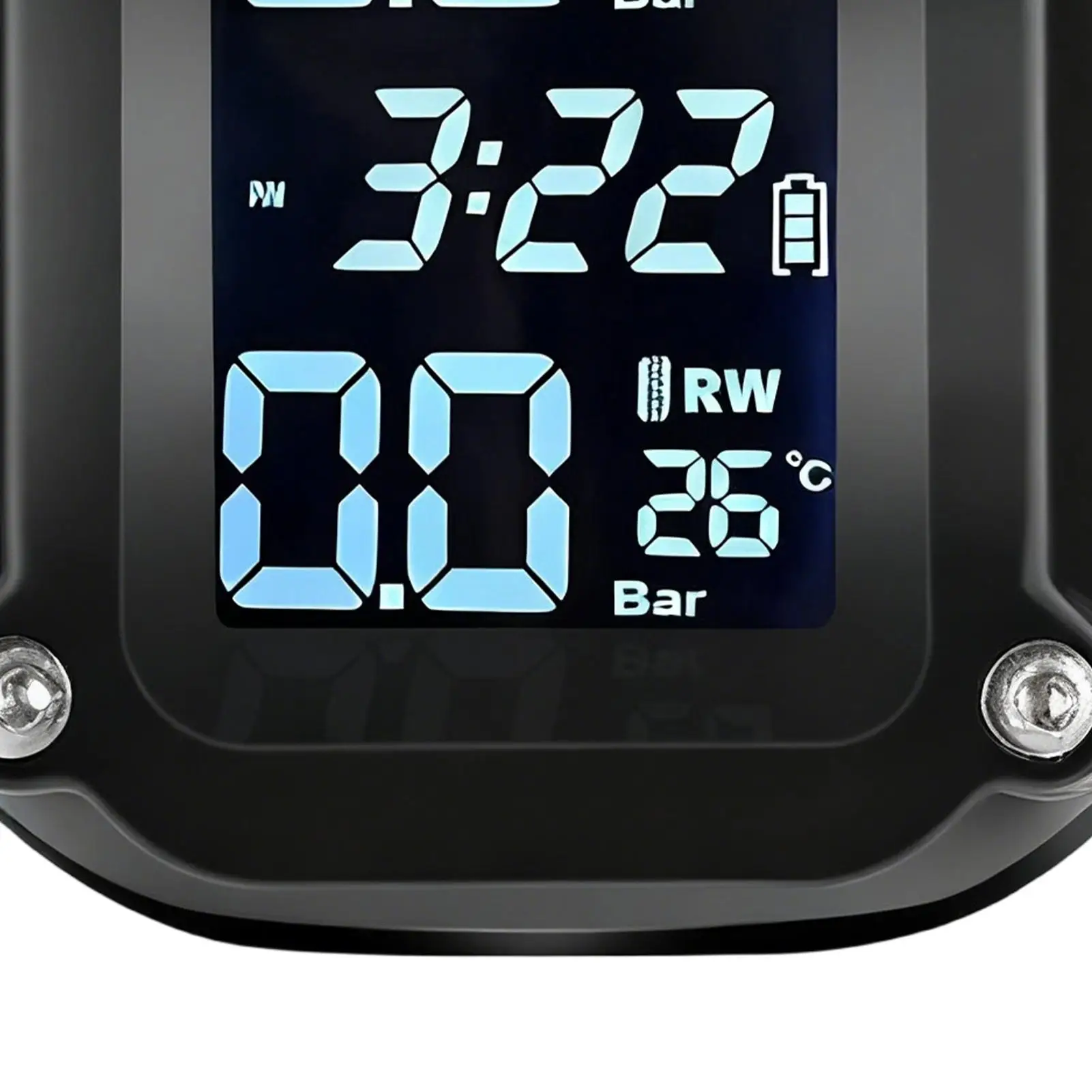 

Motorcycle Tire Pressure Monitoring System LCD Display ATV Tyre Detector Waterproof Real-Time Pressure Monitor System With