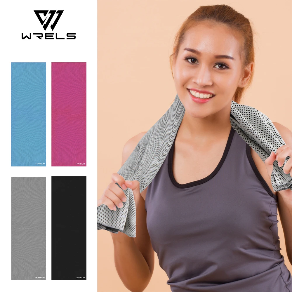 WRELS Towel Sports Quick-drying Super Absorben Outdoor Cooling Towel Fitness sports gym Running quick Dry Cool Towel Soft Gym