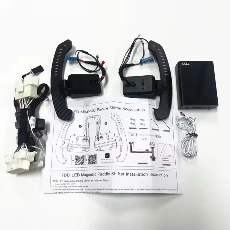 LED magnetic shift paddle suitable for car modification and upgrade