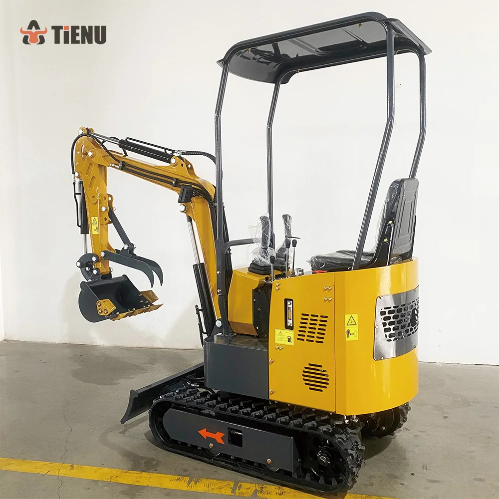 Construction Machinery Small Excavator Hydraulic Excavator Bagger Machine Micro Excavators with air conditioning