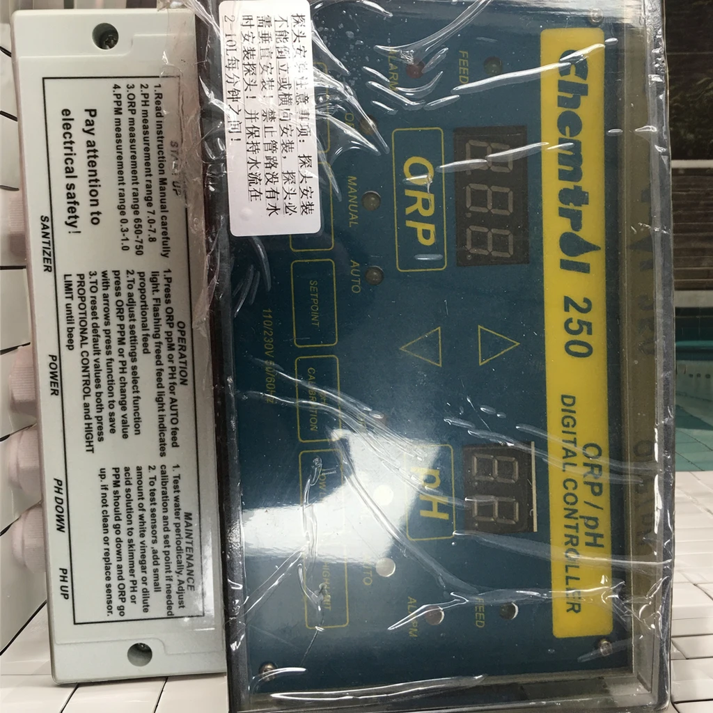 

Automatic ORP/PH Water Quality Monitors Digital Water Controller for Swimming Pool