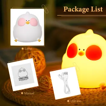 8 最佳銷售 矽膠夜燈 - №5