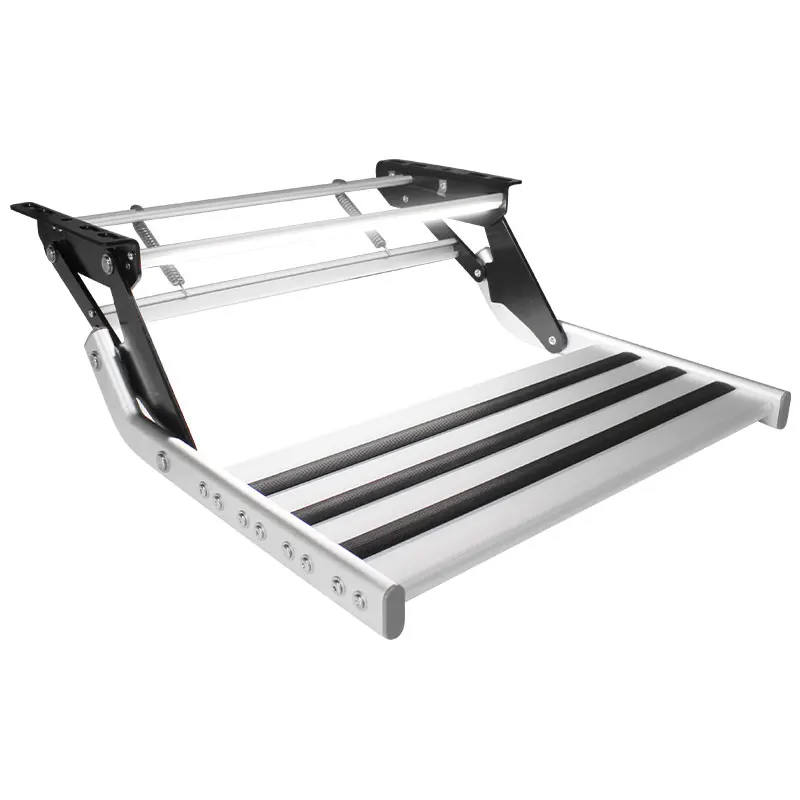 

{ TYTXRV } High strength Aluminum With LED Light and Manual Control Caravan Steps RV Single Step