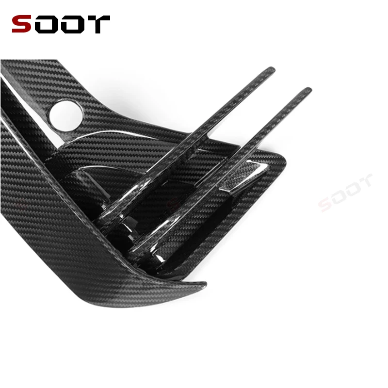 

For BMW G01 X3 G08i IX3 BEV 2022+ Carbon Fiber tuyere Car Front Bumper Air Intake Vent Trims Parts Car Auto Parts
