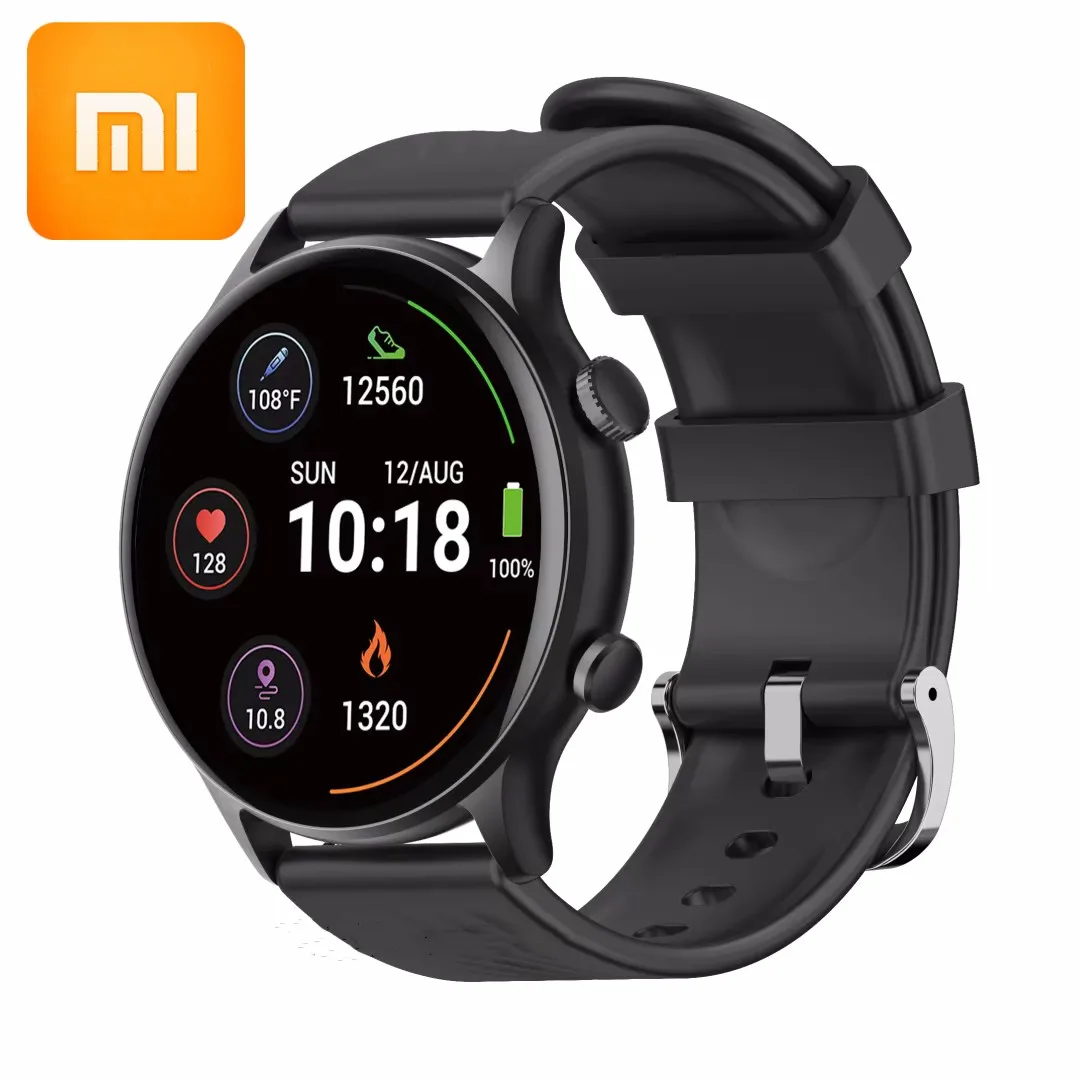 

Xiaomi BT5.3 Call Смарт-часы HD 360x360 с круглым экраном, пульсометр SpO2, трекер артериального давления, сна, аккумулятор 300 мАч для Andr