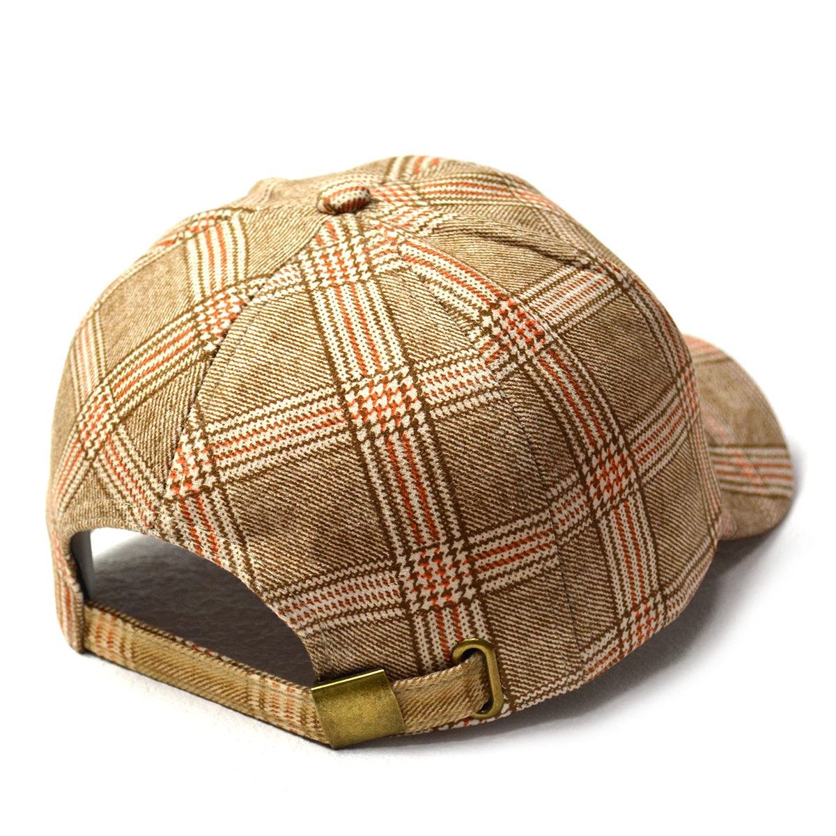 Plaid Print Baseball Cap Soft Adjustable Dad Hat Outdoor Sport Hat Cap for Men Women Vintage Sun Cap for Everyday