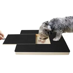 Rascador de uñas para perros: madera con papel de lija afilado