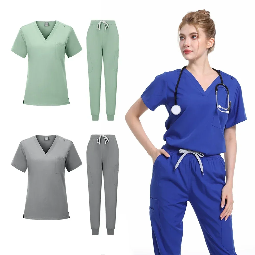 High Quality Scrub Uniform Jogging Pant Pet Grooming Doctor Work Clothes Health Care Medical School Accessories Nursing Workwear