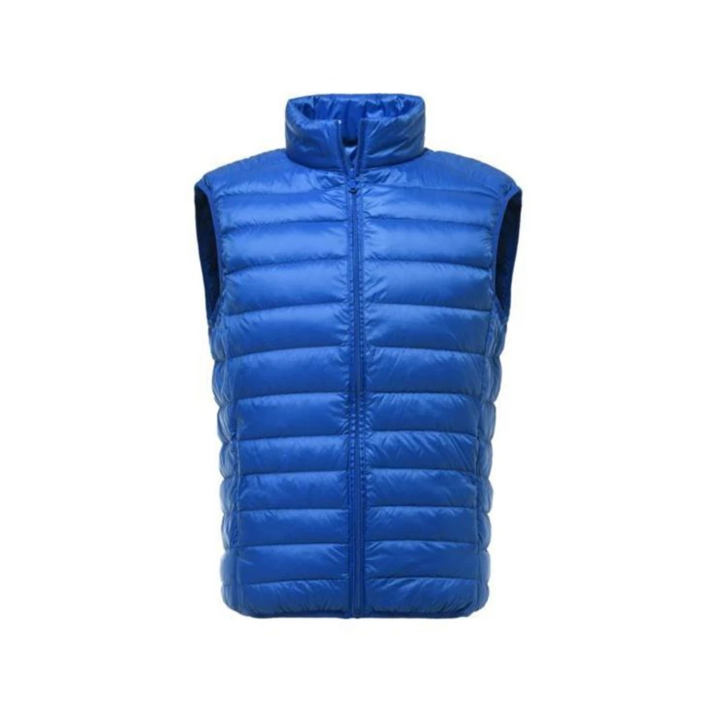 Vendita calda Covrlge Casual Light Men Spring Down Gilet cerniera più venduta nuovo arrivo soprabito maschio White Duck Down Gilet 4XL