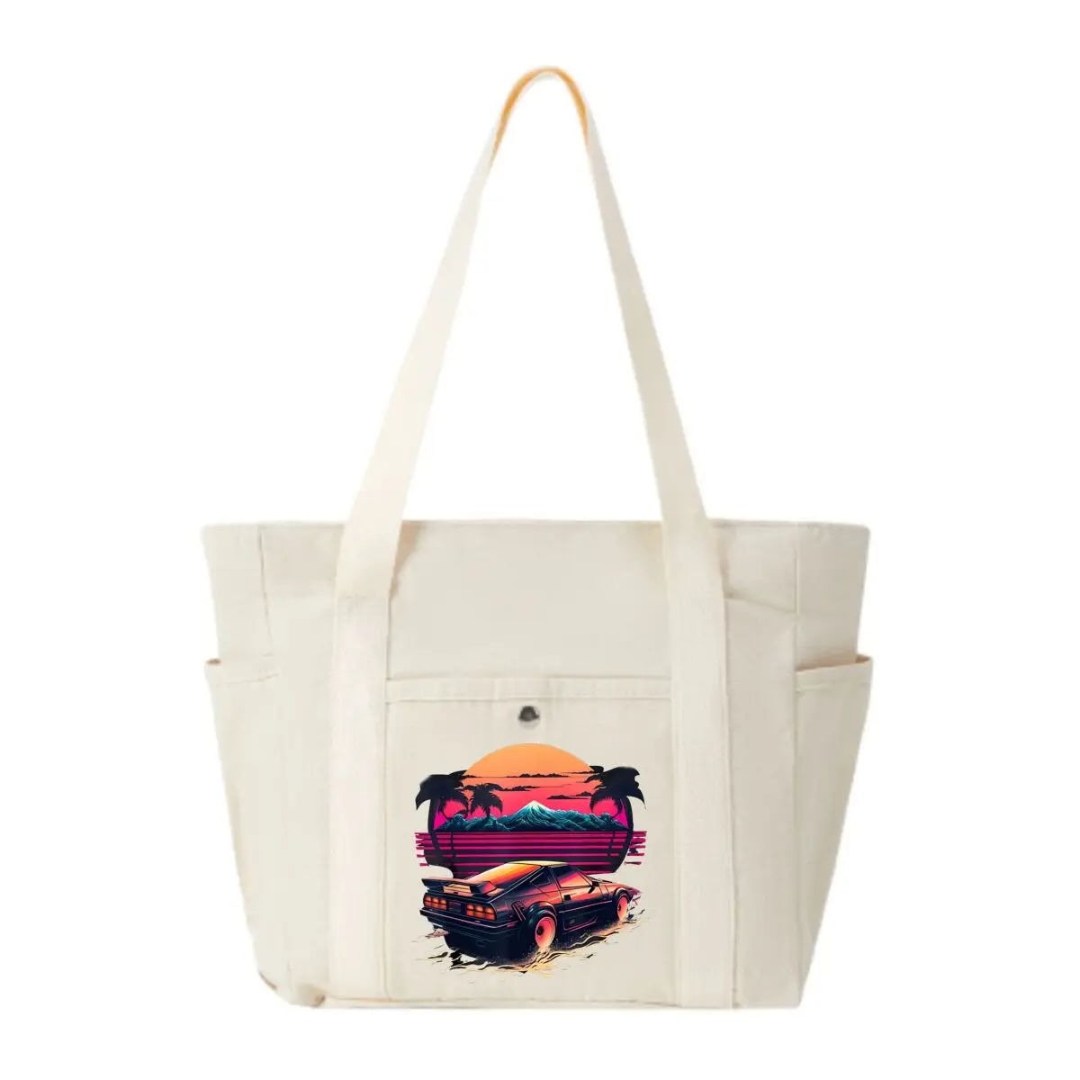 

Холщовая сумка большой емкости Dream Joy с несколькими карманами, идеально подходит для школы/рабочих поездок на работу