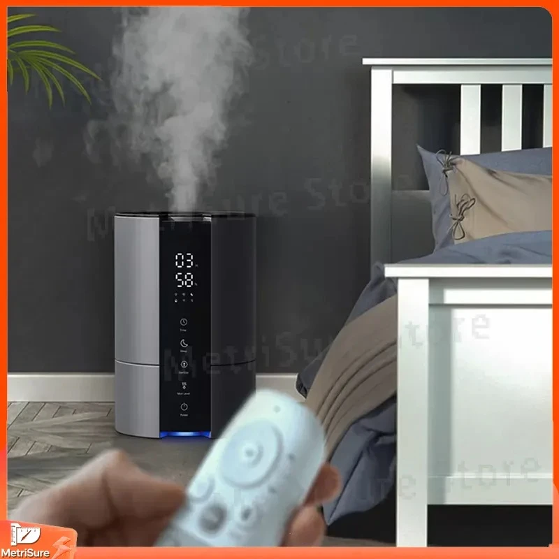 4L Ultrasonic Humidifier High Mist Portable Top Fill Air Humidifier for Home Office Hotel Bedroom Touch Control Quiet