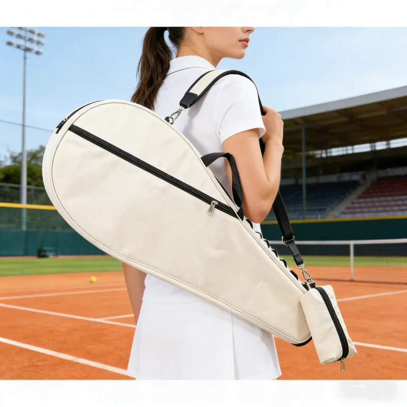 

Tennis Racket Cover Bag, Can Hold 1-2pcs Tennis Badminton Racket Bags,Shoulder Bag for Adult Racket,Oxford Waterproof Racket Bag