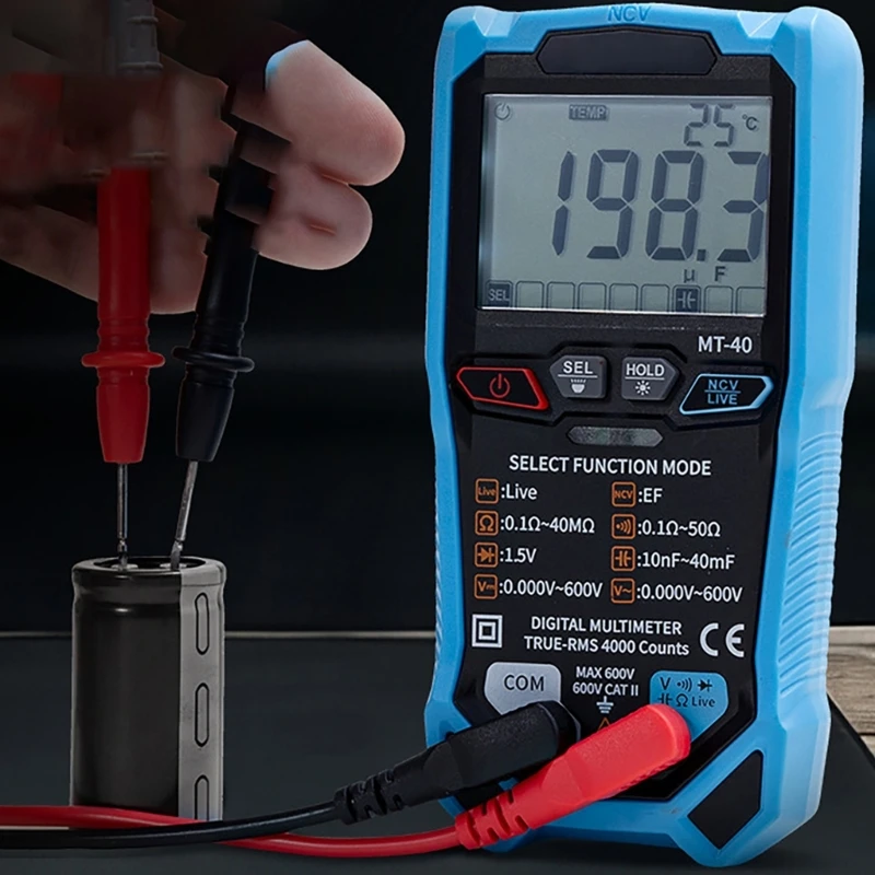 Advanced Digital Multimeter for Diagnosing Household Fuses Circuits Batteries Troubleshooting Efficient Circuit Analysis D2RD